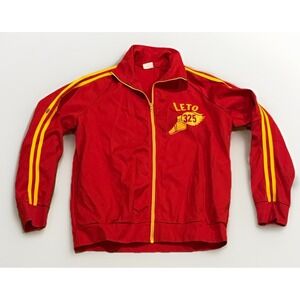 Vintage 70s Leto Tampa Bay Buccaneers Track Jacket 2 Stripes P-Wing Talon Zip XL